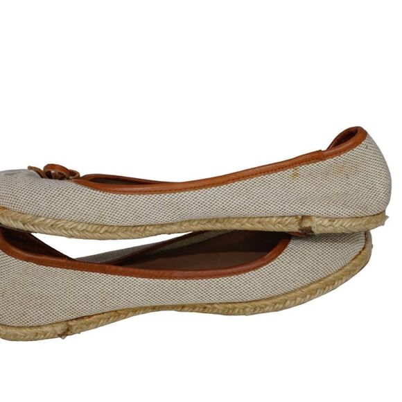 Coach Tan/Khaki Colored Espadrilles Flats, Size 10 - Picture 9 of 10